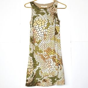 Rolando Santana Olivia 100% Silk Mini Dress